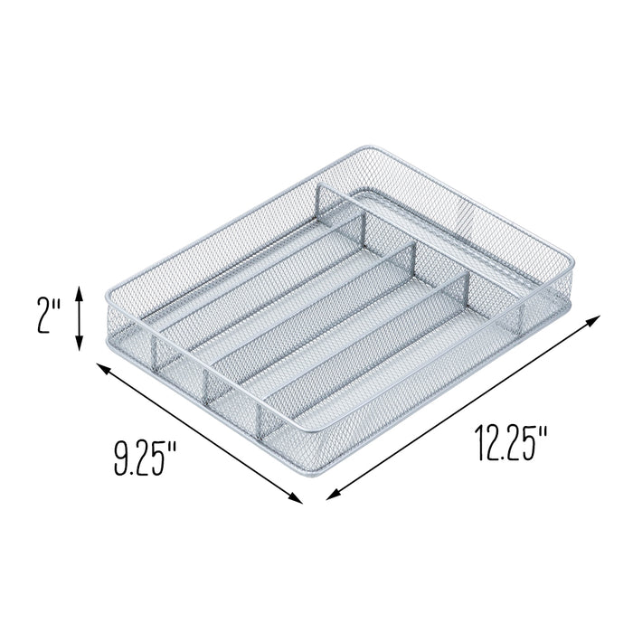 Honey Can Do Silver Mesh 12'' X 9'' Drawer Organizer