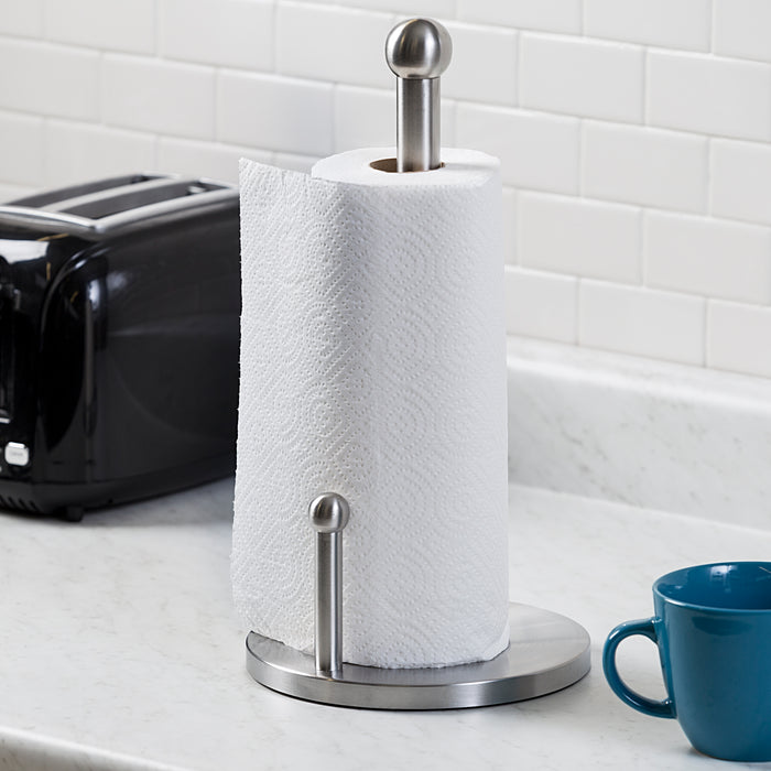 Honey Can Do Silver Paper Towel Holder