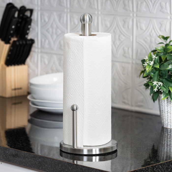 Honey Can Do Stainless Steel Paper Towel Holder