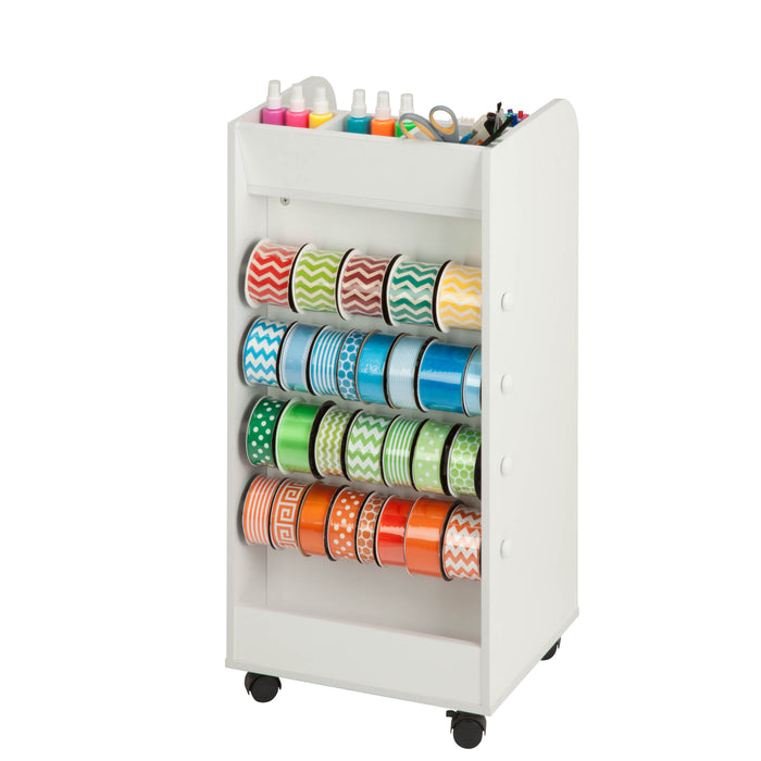 Honey Can Do White 3-Drawer Craft Storage Cart