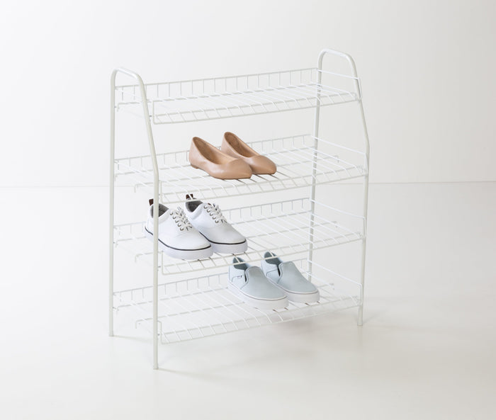 Honey Can Do White Steel 4-Tier Storage Rack