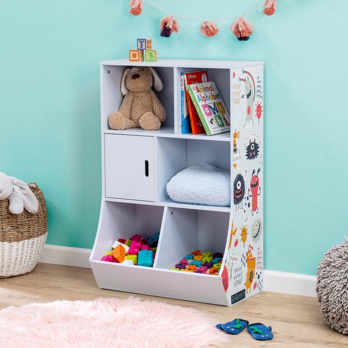 Honey Can Do Light Blue Kids 6-Cubby Storage Organizer