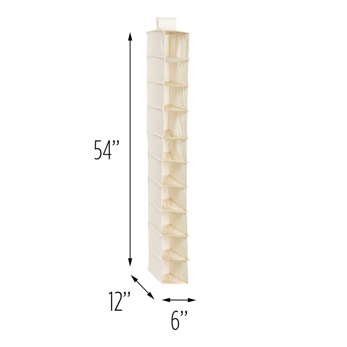 Honey Can Do Natural 8-Shelf Hanging Closet Organizer