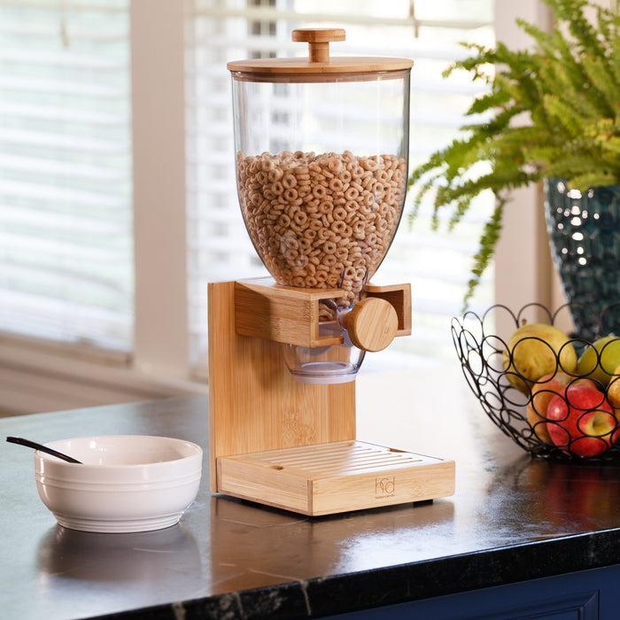 Honey Can Do Natural Bamboo Single Cereal Dispenser