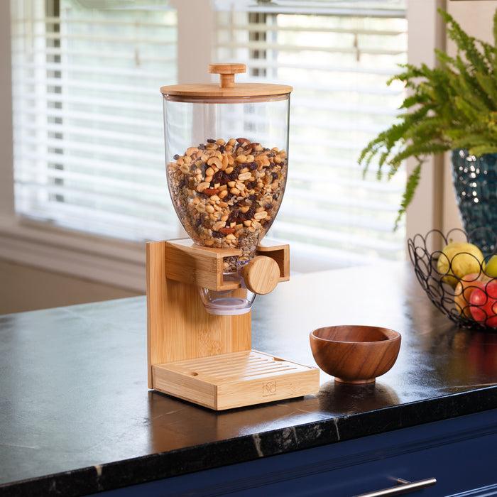 Honey Can Do Natural Bamboo Single Cereal Dispenser