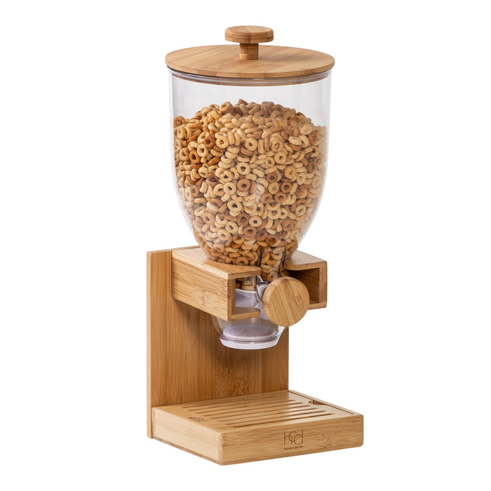honey can do Natural Bamboo Single Cereal Dispenser