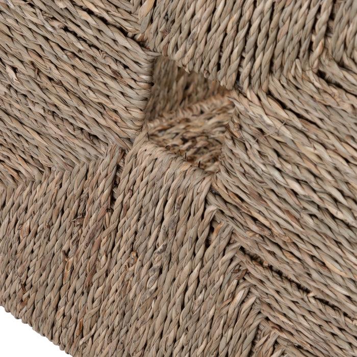 Honey Can Do Natural Seagrass Collapsible Storage Basket