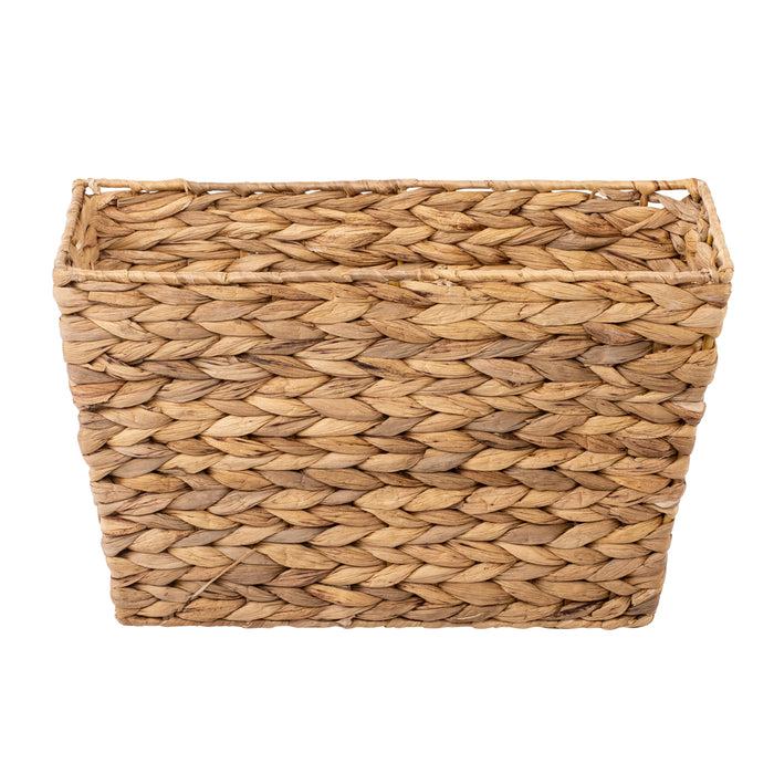 Honey Can Do Natural Water Hyacinth Tall Storage Basket