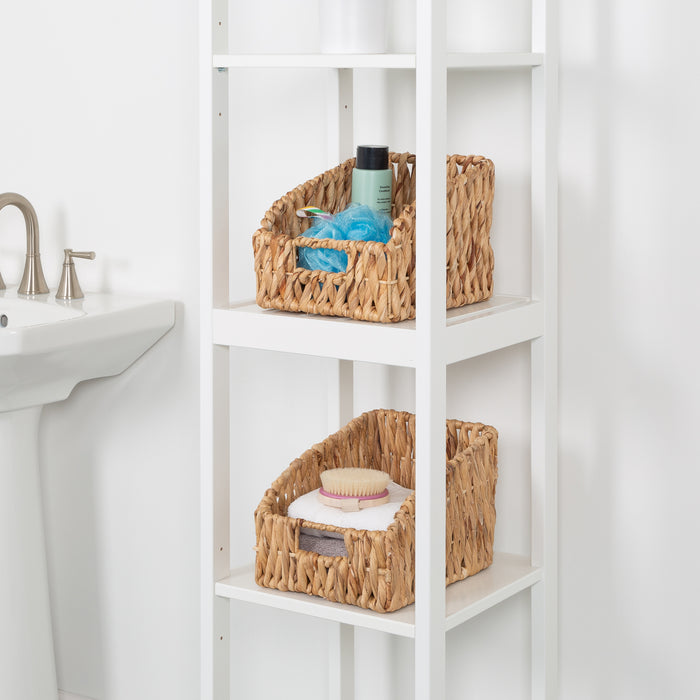 Honey Can Do Natural Wicker Open Storage Baskets (Set Of 2)