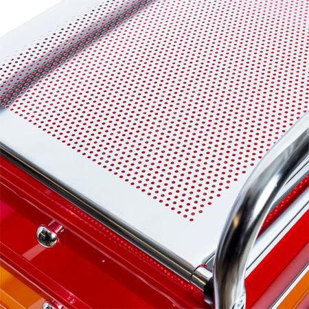 Honey Can Do Rainbow 10-Drawer Metal Rolling Storage Cart