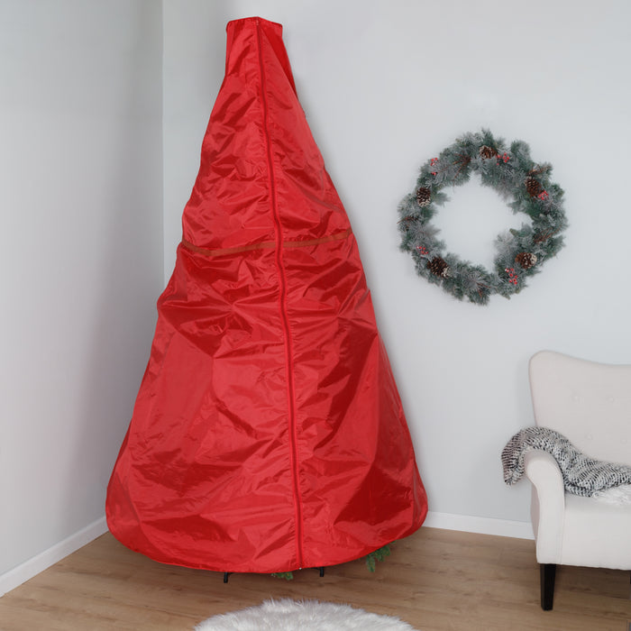 Honey Can Do Red Upright Holiday Tree Storage Bag (Up To 8 Feet)