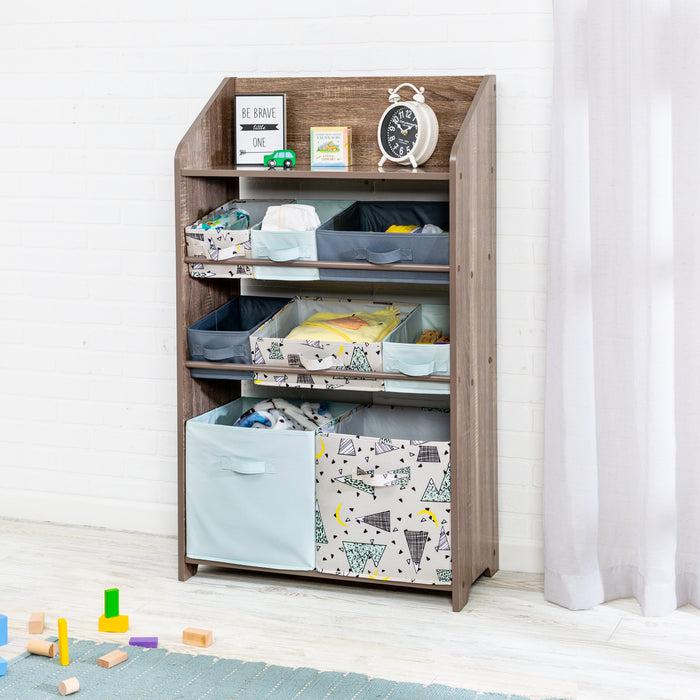 Honey Can Do Rustic Brown Explore + Store 48-Inch Toy Organizer