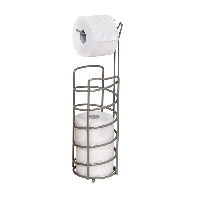 Honey Can Do Satin Nickel 3 Roll Toilet Paper Holder And Dispenser