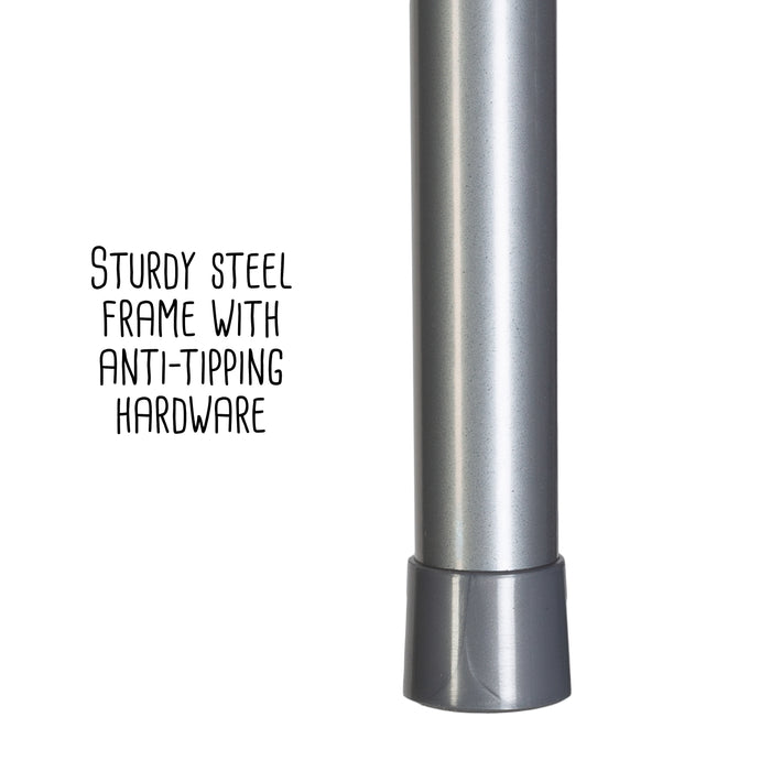 Honey Can Do Satin Nickel 3-Tier Over-The-Toilet Space Saver