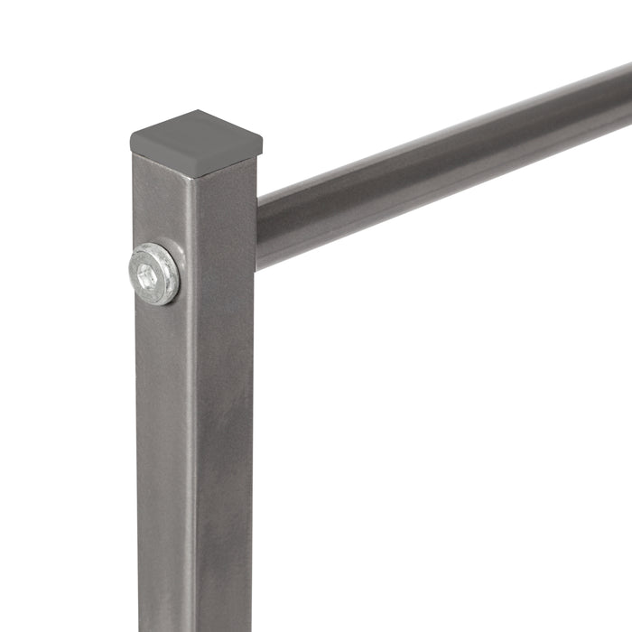 Honey Can Do Satin Nickel 3-Tier Steel Freestanding Towel Rack