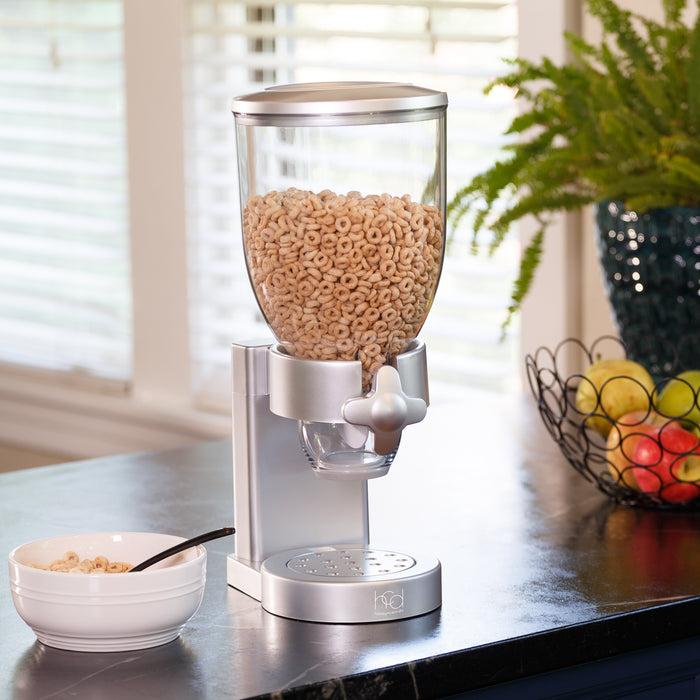 Honey Can Do Silver 17.5-oz Cereal Dispenser With Portion Control