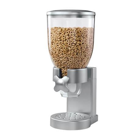honey can do Silver 17.5-oz Cereal Dispenser with Portion Control