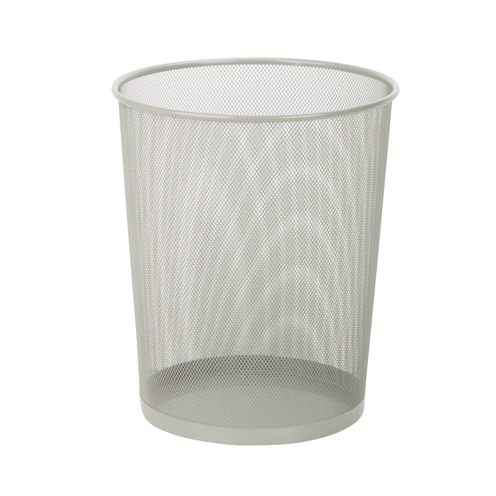 Honey Can Do Silver 18L Small Wire Mesh Trash Can (Single Or 2-Pack)