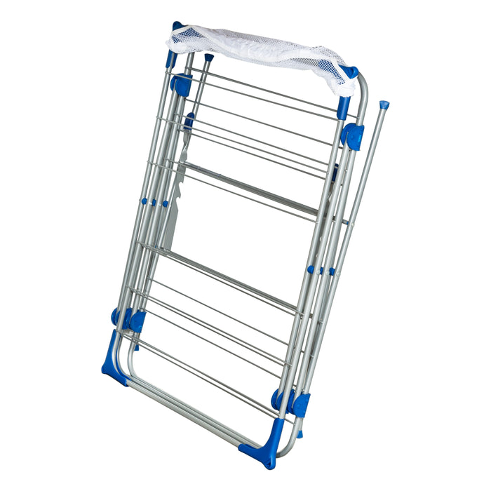 Honey Can Do Silver 3-Tier Mesh Top Folding Drying Rack