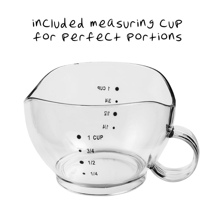 Honey Can Do Silver Single Canister Commercial Cereal Dispenser