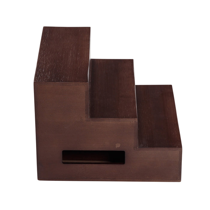 Honey Can Do Walnut Bamboo 3-Tier Expandable Spice Rack