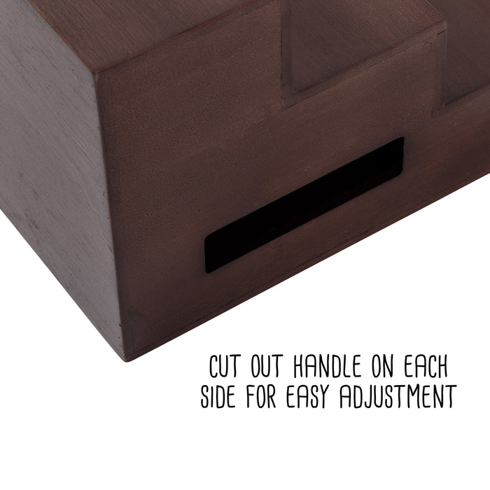 Honey Can Do Walnut Bamboo 3-Tier Expandable Spice Rack