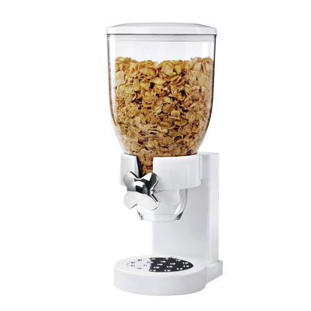 honey can do White 17.5-oz Cereal Dispenser with Portion Control