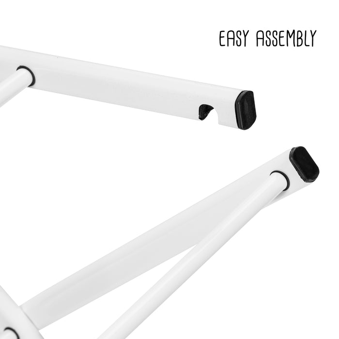 Honey Can Do White 3-Tier Compact Folding Accordion Drying Rack