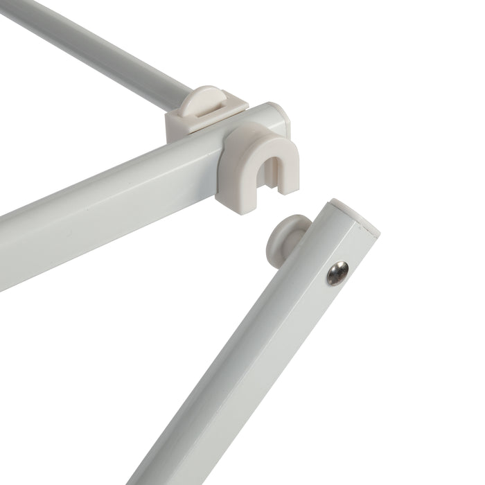 Honey Can Do White 3-Tier Folding Clothes Drying Rack