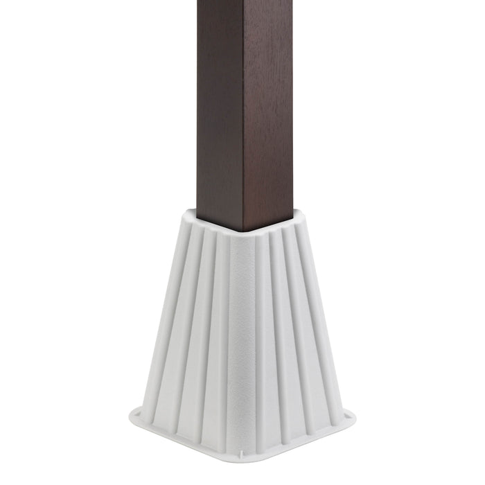 Honey Can Do White 8-Inch Square Bed Risers (Set Of 4)