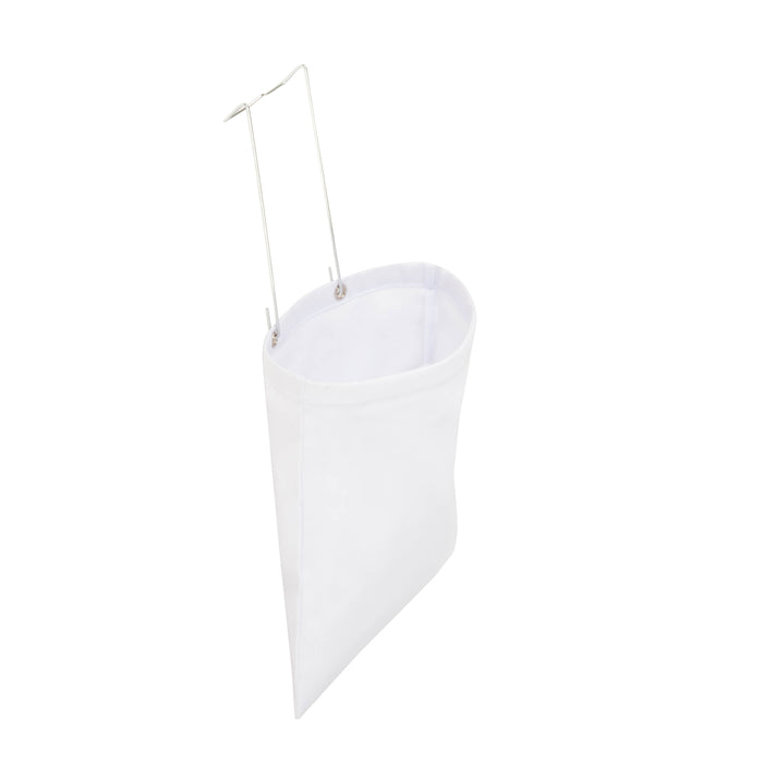 Honey Can Do White Cotton Clothespin Bag With Metal Hanger