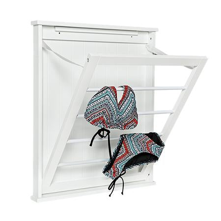 honey can do White Folding Over-the-Door or Wall-Mount Drying Rack (80-Feet)