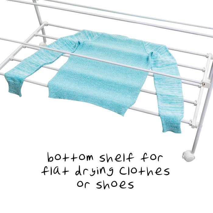 Honey Can Do White Large A-Frame Clothes Drying Rack
