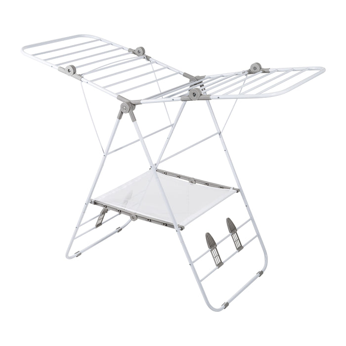 honey can do White Large Expandable and Folding Wing Drying Rack