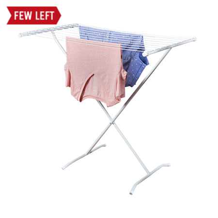 Honey Can Do White Metal Folding X-Frame Drying Rack
