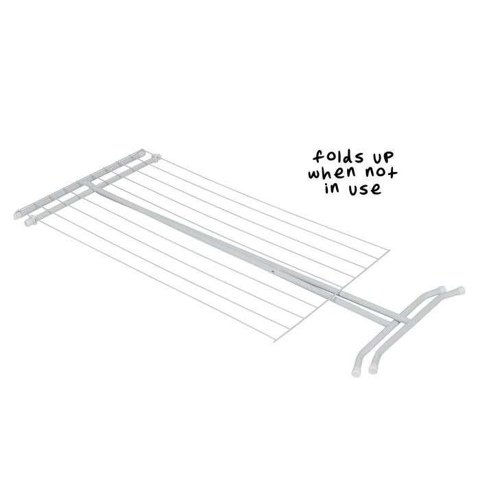 Honey Can Do White Metal Folding X-Frame Drying Rack