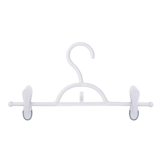 honey can do White Soft Touch Pant Skirt Hangers (12-Pack)