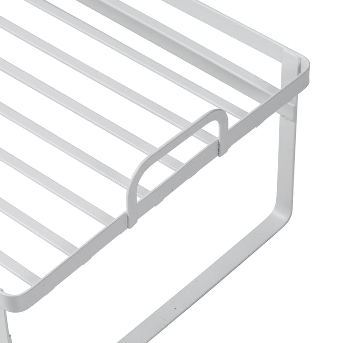 Honey Can Do White Stackable Cabinet Shelves (2-Pack)