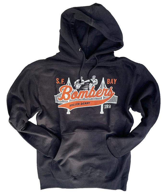 honour brand Bay Bombers Roller Derby Pullover Hoodie