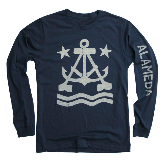 honour brand Anchor A Long Sleeve T-Shirt