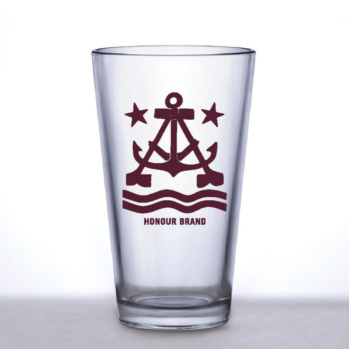 honour brand Anchor A Pint Glass