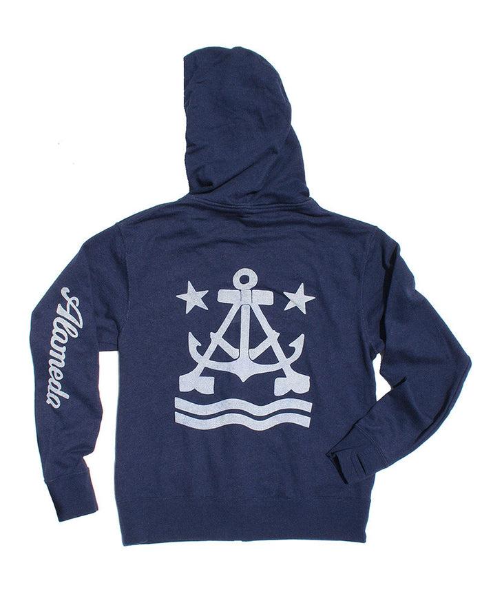 honour brand Anchor A Zip Hoodie