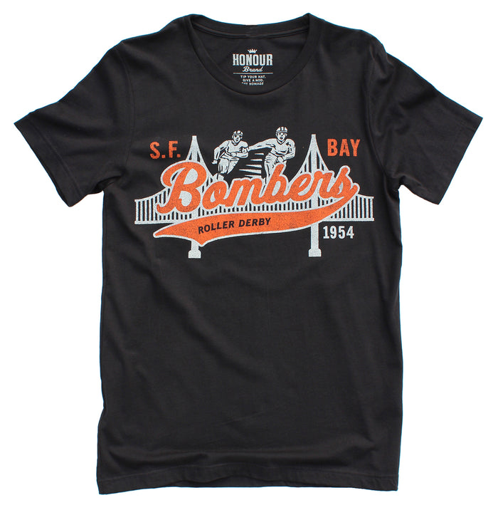honour brand Bay Bombers Roller Derby T-Shirt