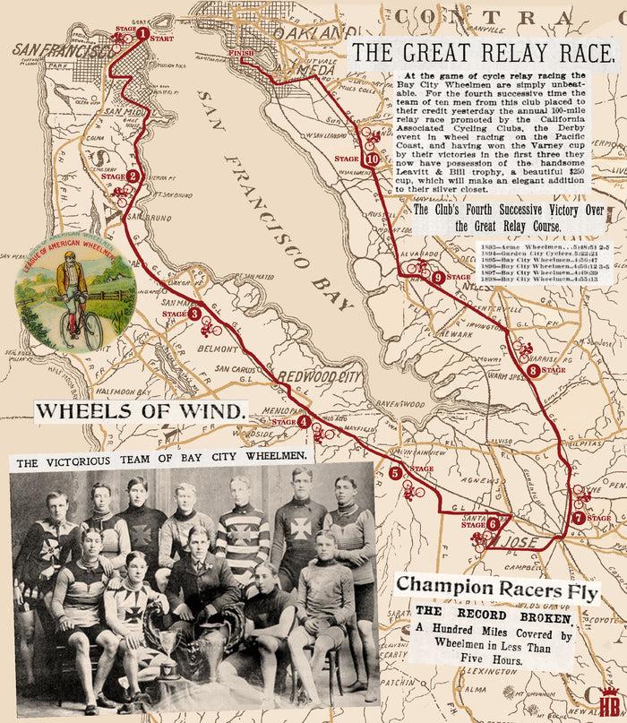 Honour Brand Bay City Wheelmen T-Shirt