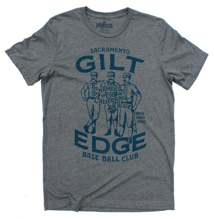 honour brand Gilt Edge Base Ball T-Shirt