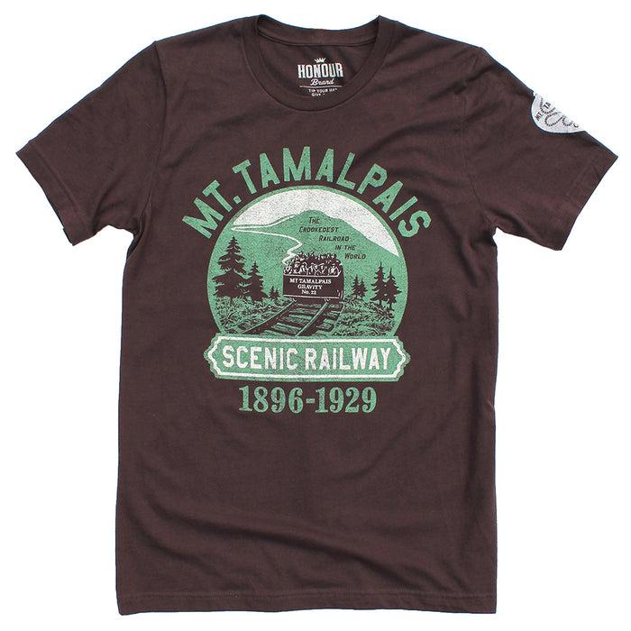 honour brand Mt. Tam Scenic Railway T-Shirt