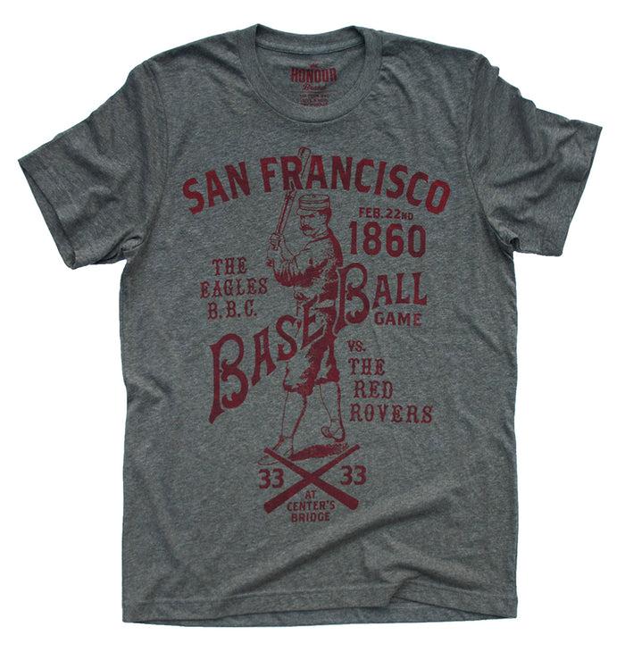 honour brand San Francisco Base Ball T-Shirt