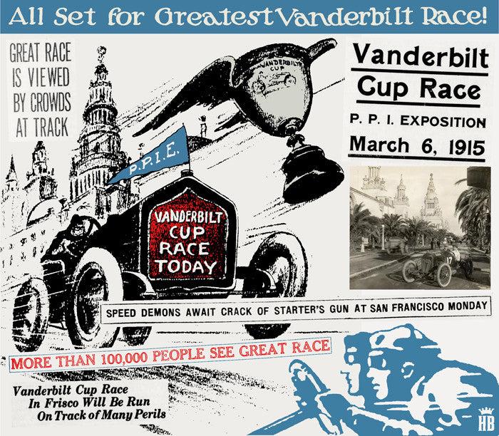 Honour Brand Vanderbilt Cup Racing T-Shirt