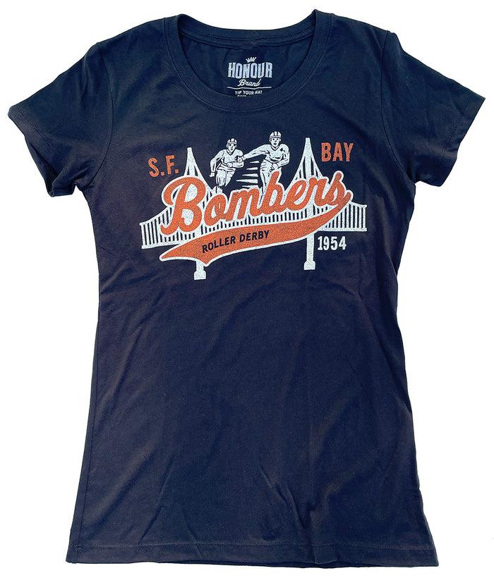 honour brand Women's Bay Bombers T-Shirt