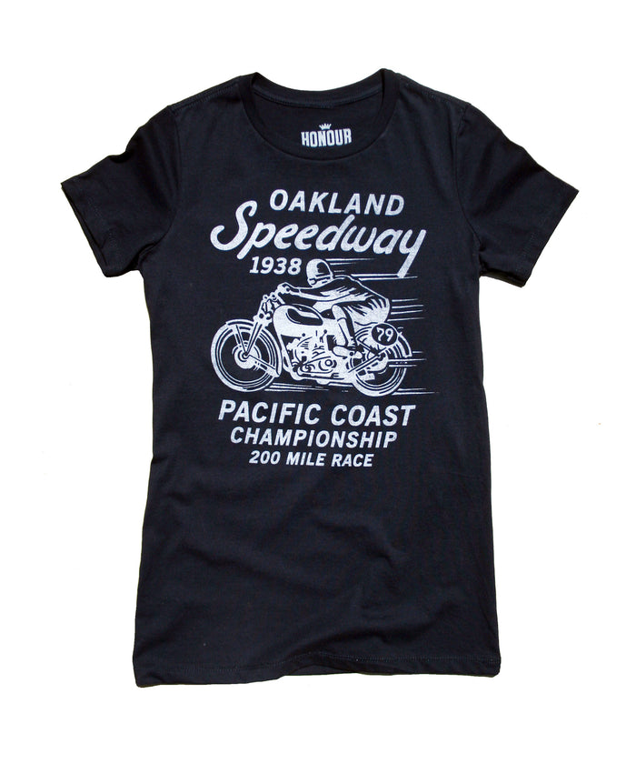 honour brand Women's Oakland Speedway T-Shirt